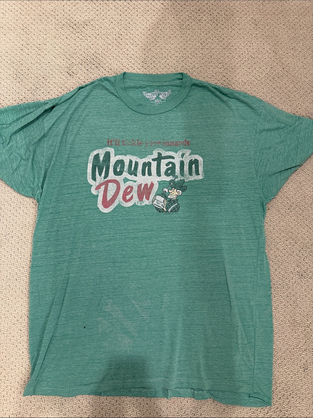 Mountain Dew Short Sleeve Graphic Tee - Green